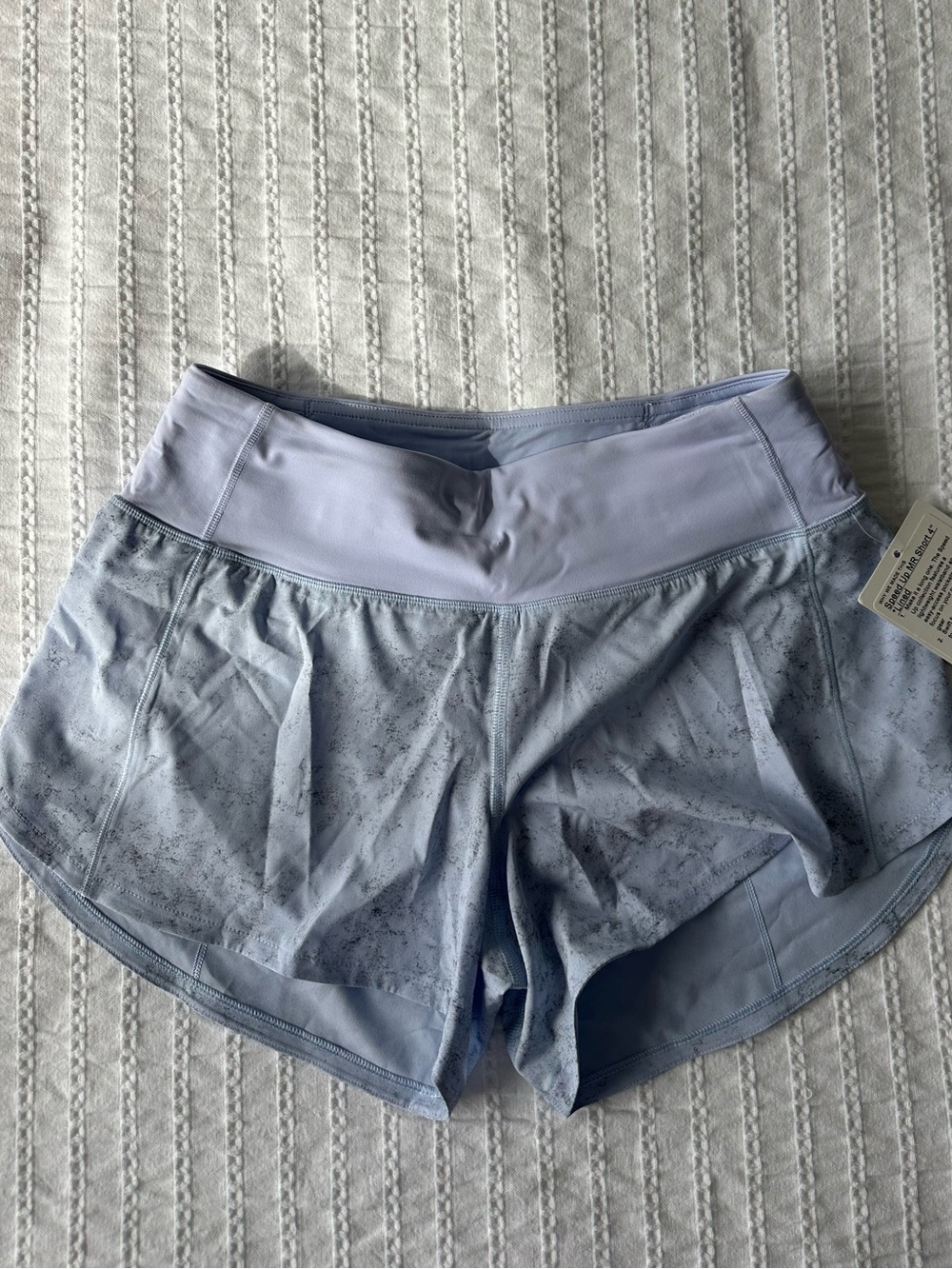 Lululemon: Light Blue Speed Up Short 4”